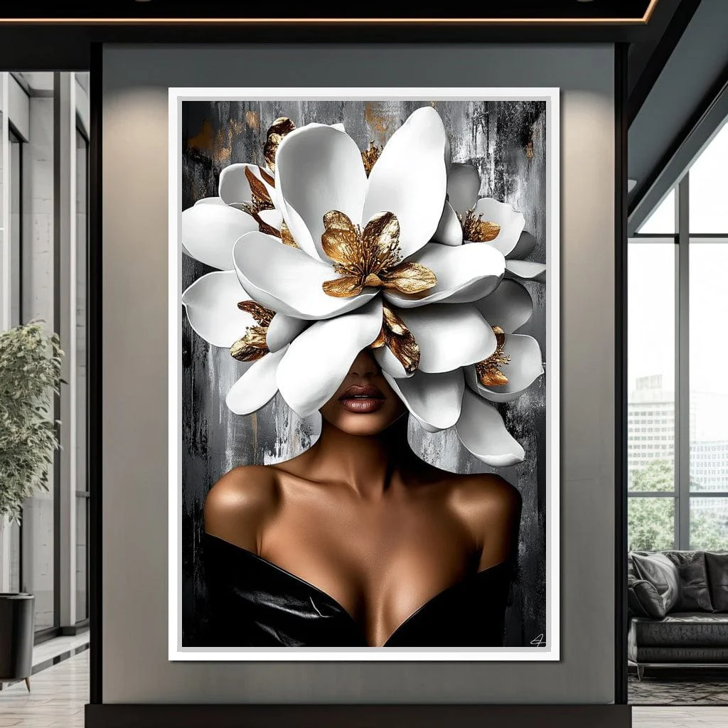 Golden & White Petals Elegance - Cole Williams - Image 5