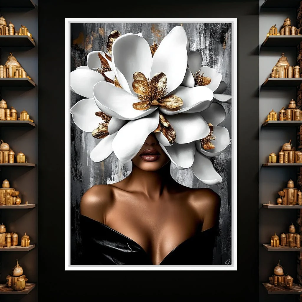 Golden & White Petals Elegance - Cole Williams - Image 6