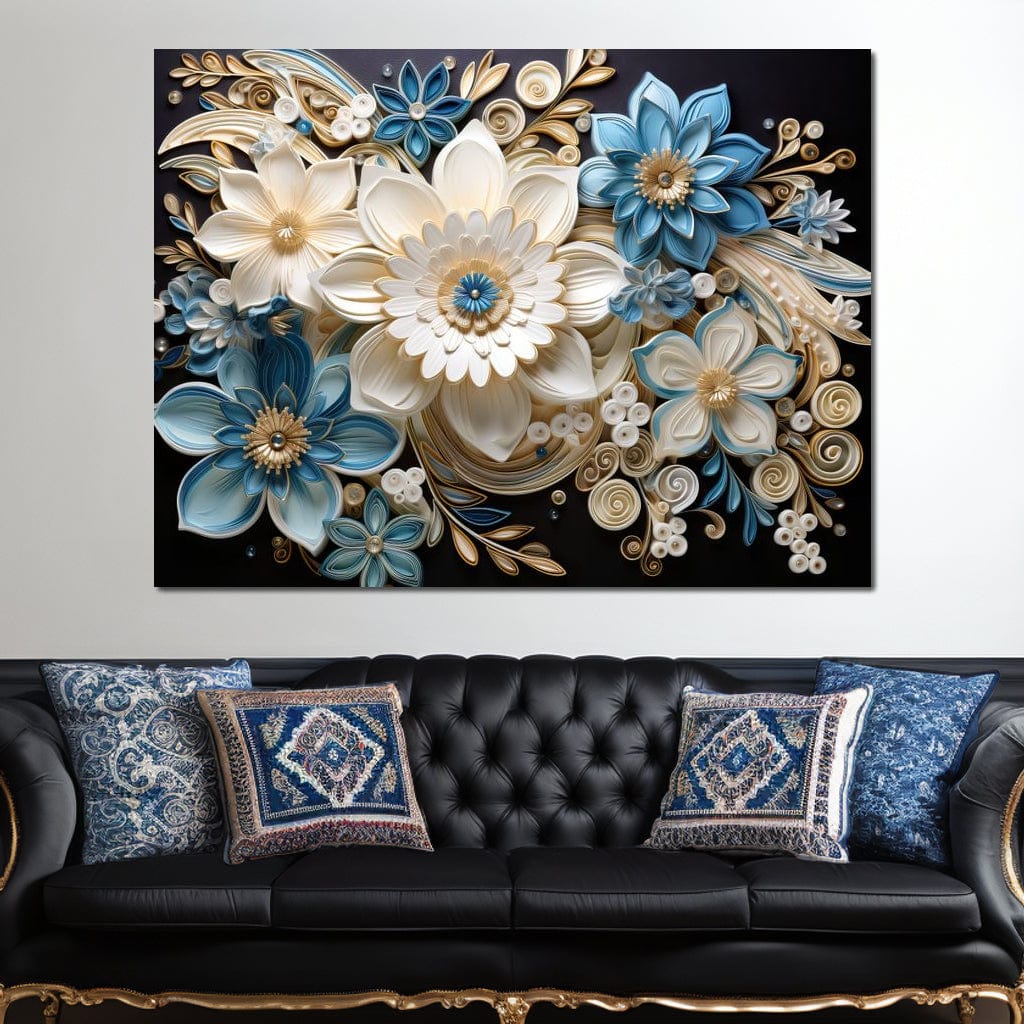 Golden Petals in Azure Nature - Image 5