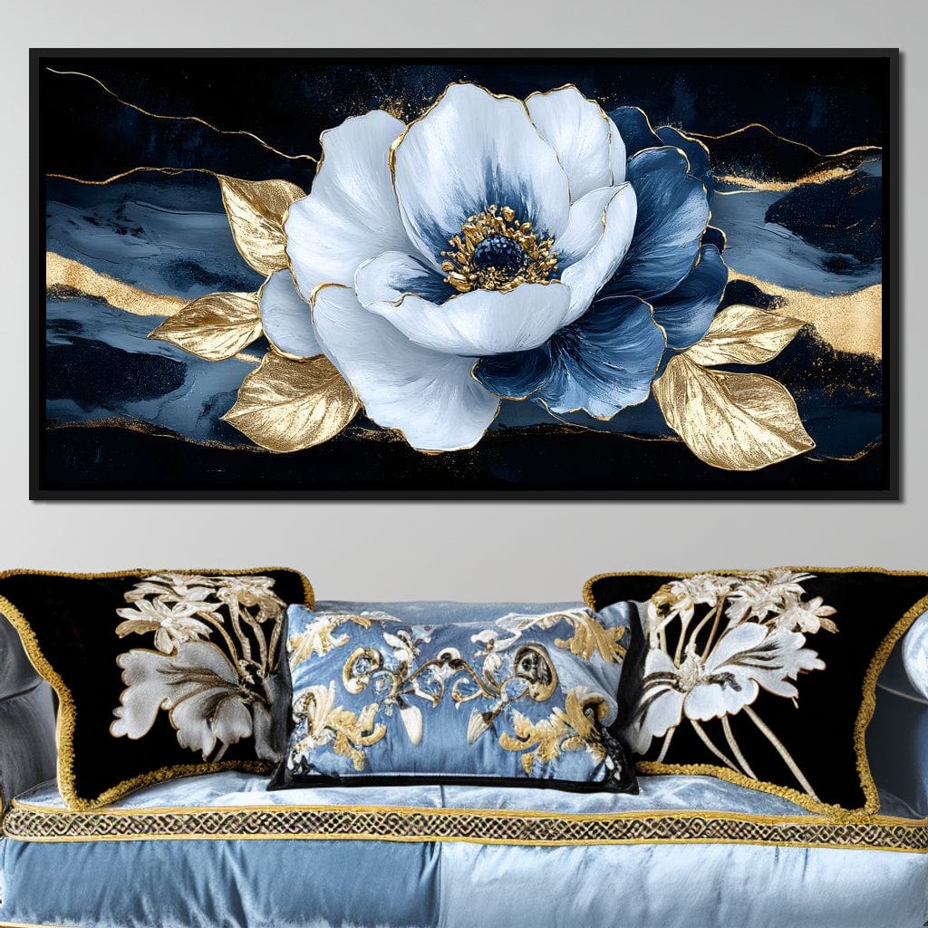 Golden Petals Midnight Harmony - Image 5