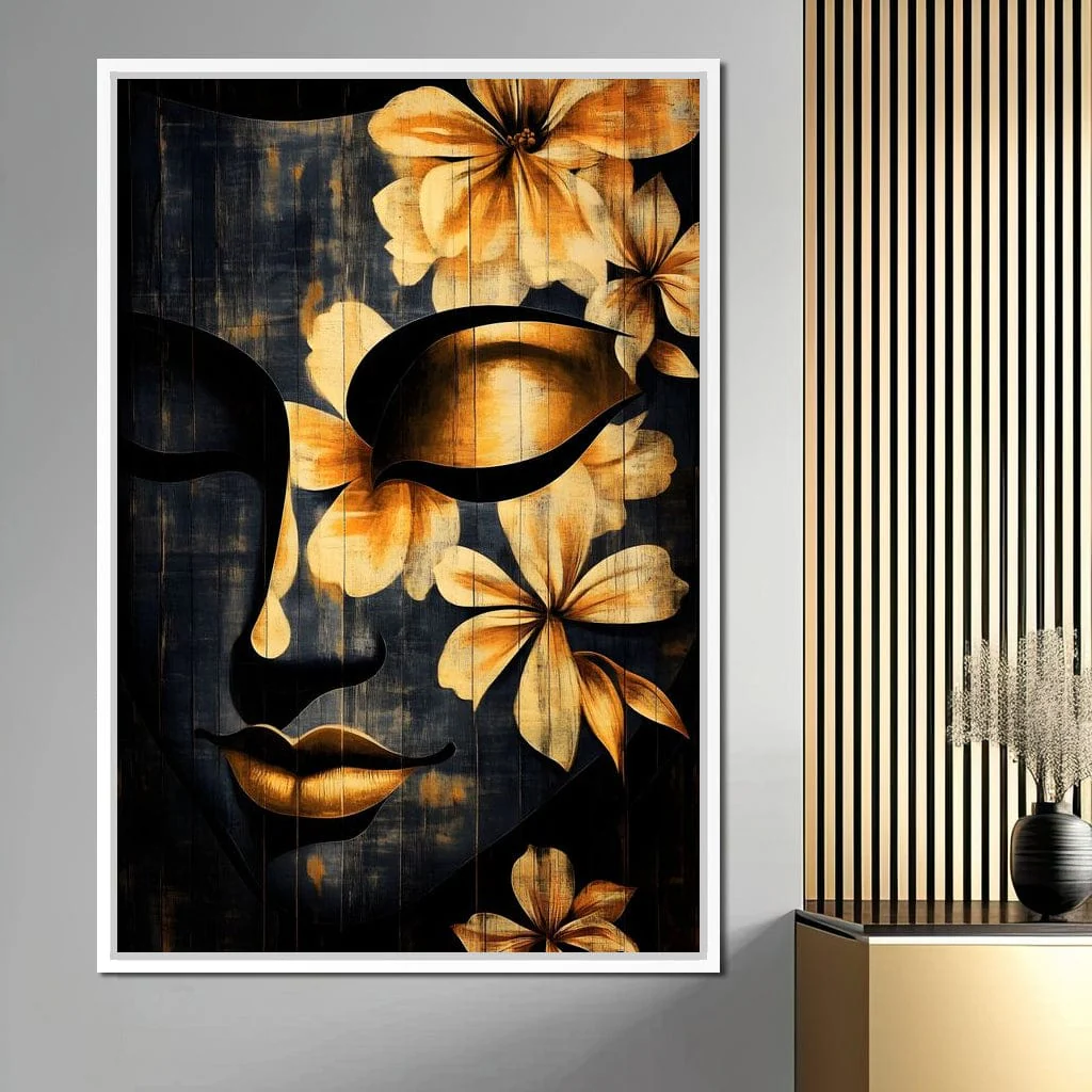 Golden Petals Tranquility - Image 5