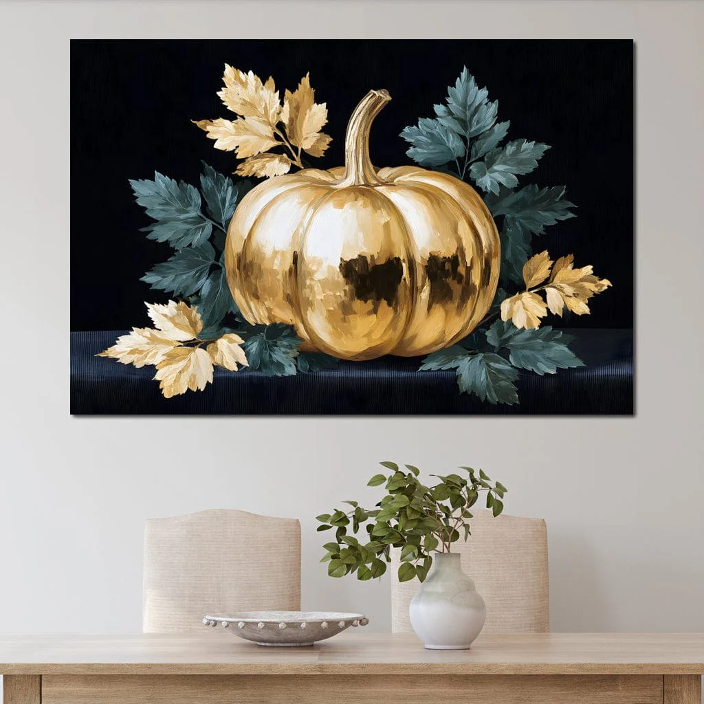 Golden Pumpkin Autumn Elegance - Image 7
