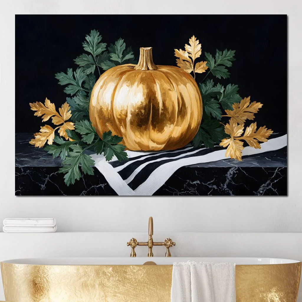 Golden Pumpkin Elegance - Image 6