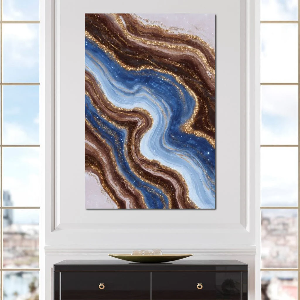 Golden River Geode Swirl - Image 7