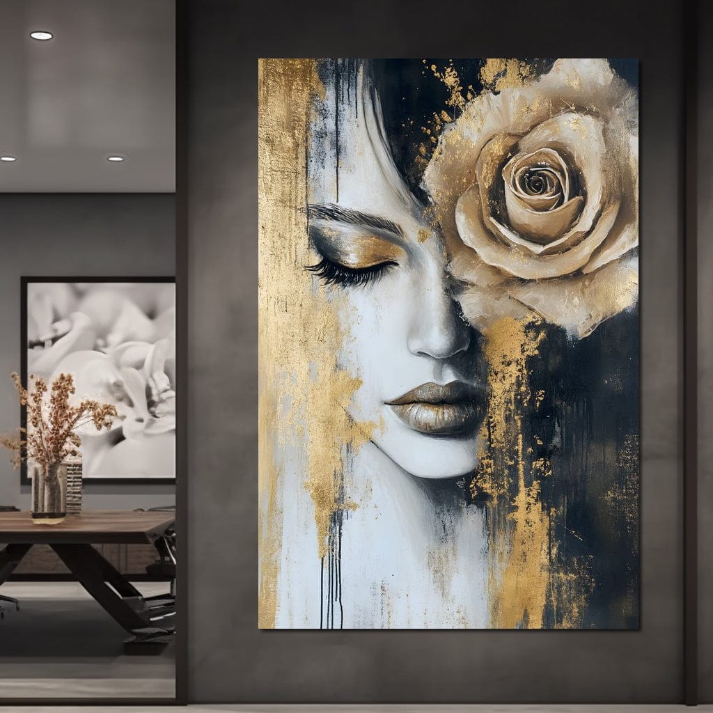 Golden Rose Reverie Portrait - Image 8