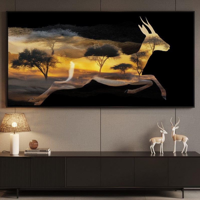 Golden Savanna Antelope Run - Image 2