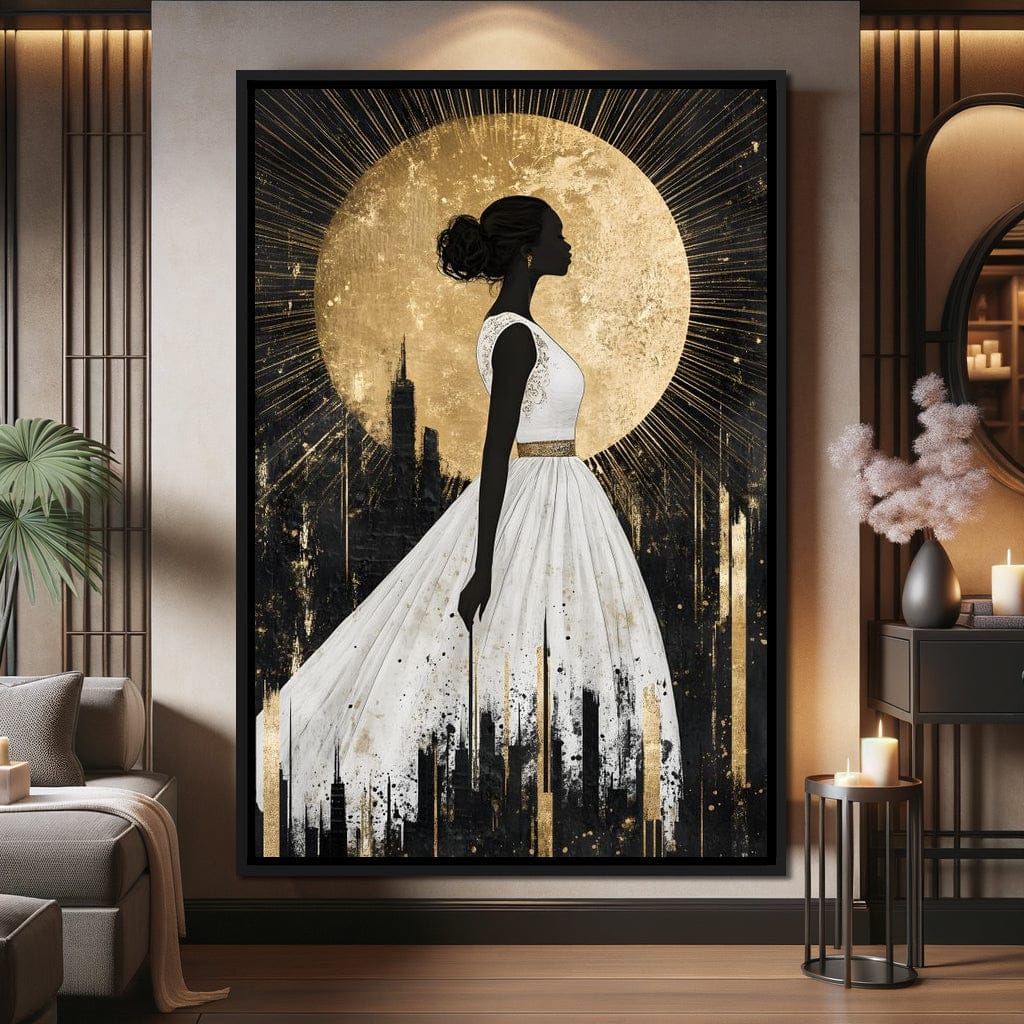 Golden Silhouette City Radiance - Image 2