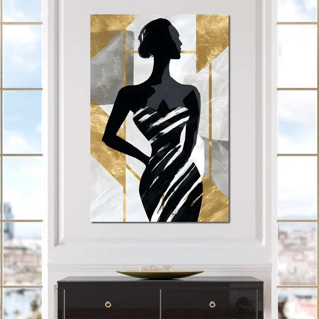 Golden Silhouette Fashion Muse - Image 7