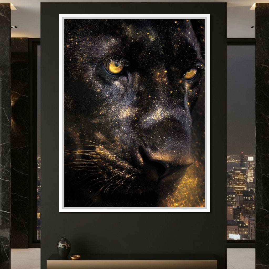 Golden Starlight Panther Portrait - Image 10