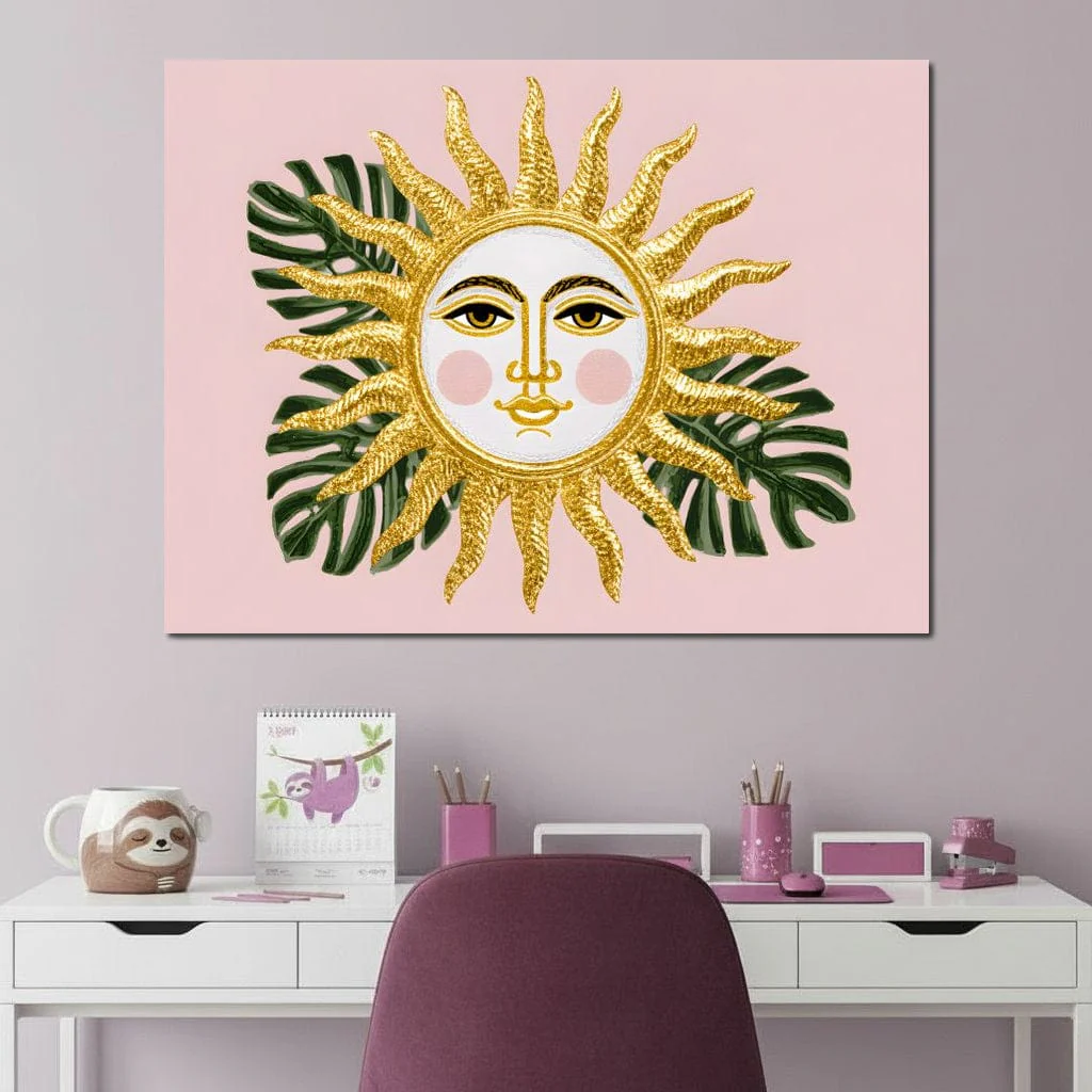 Golden Sunface Tropical Glow - Image 10