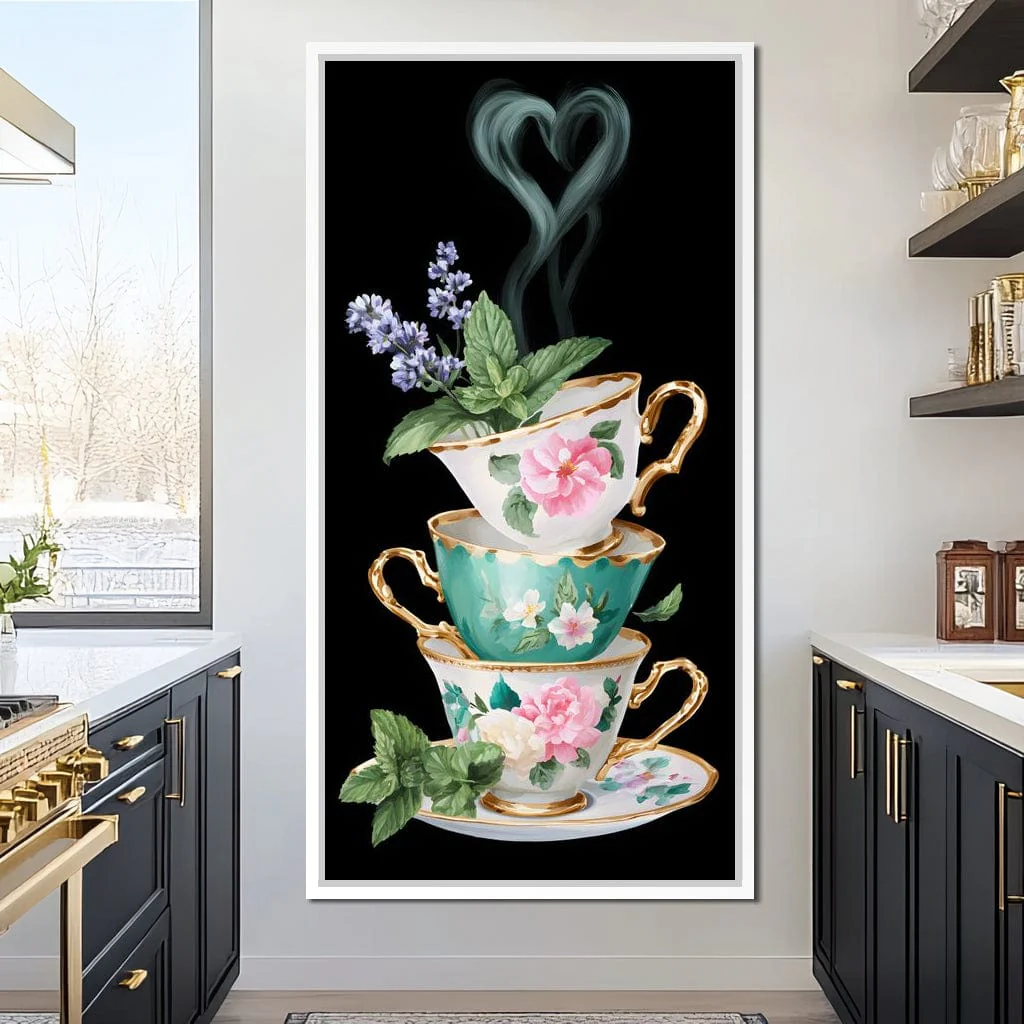 Golden Teacups Botanical Romance - Image 5