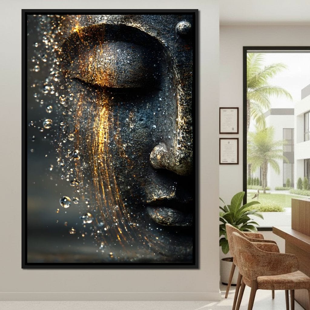 Golden Tranquil Buddha Flow Mirror - Image 12