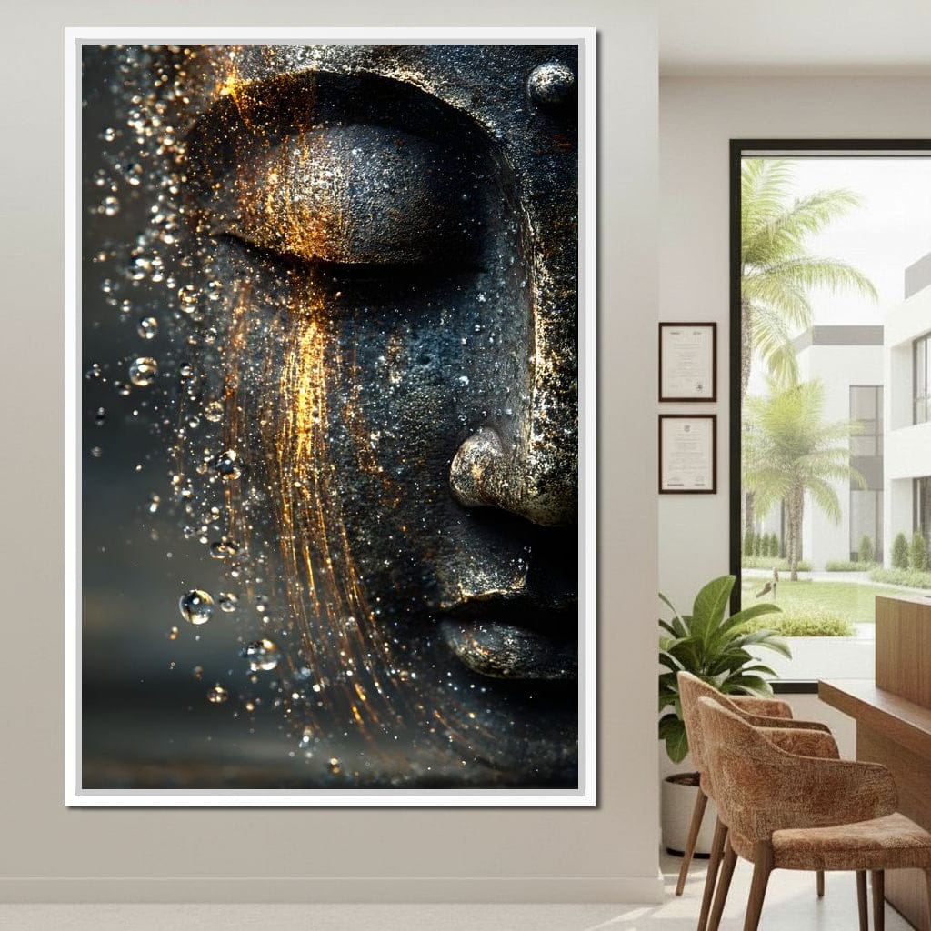Golden Tranquil Buddha Flow Mirror - Image 6
