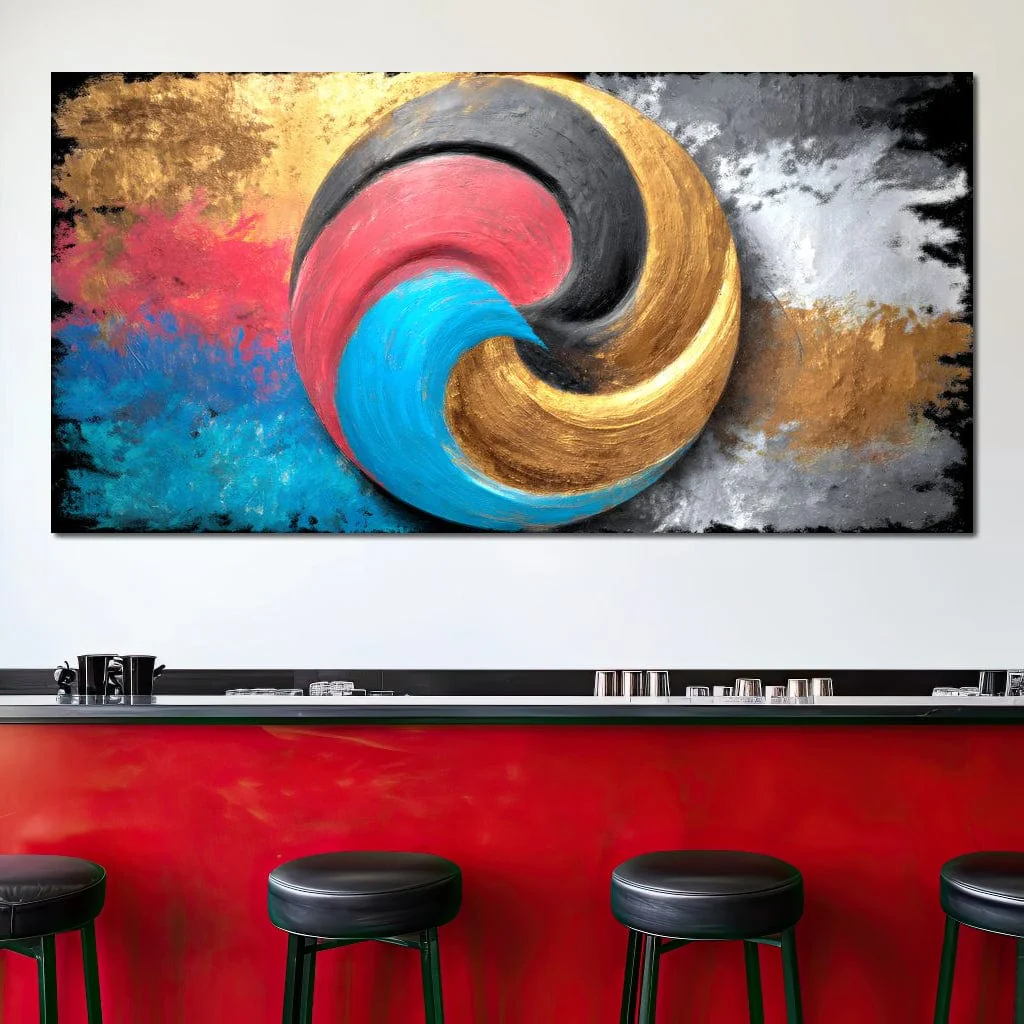 Golden Tricolor Swirl Energy Burst - Image 10