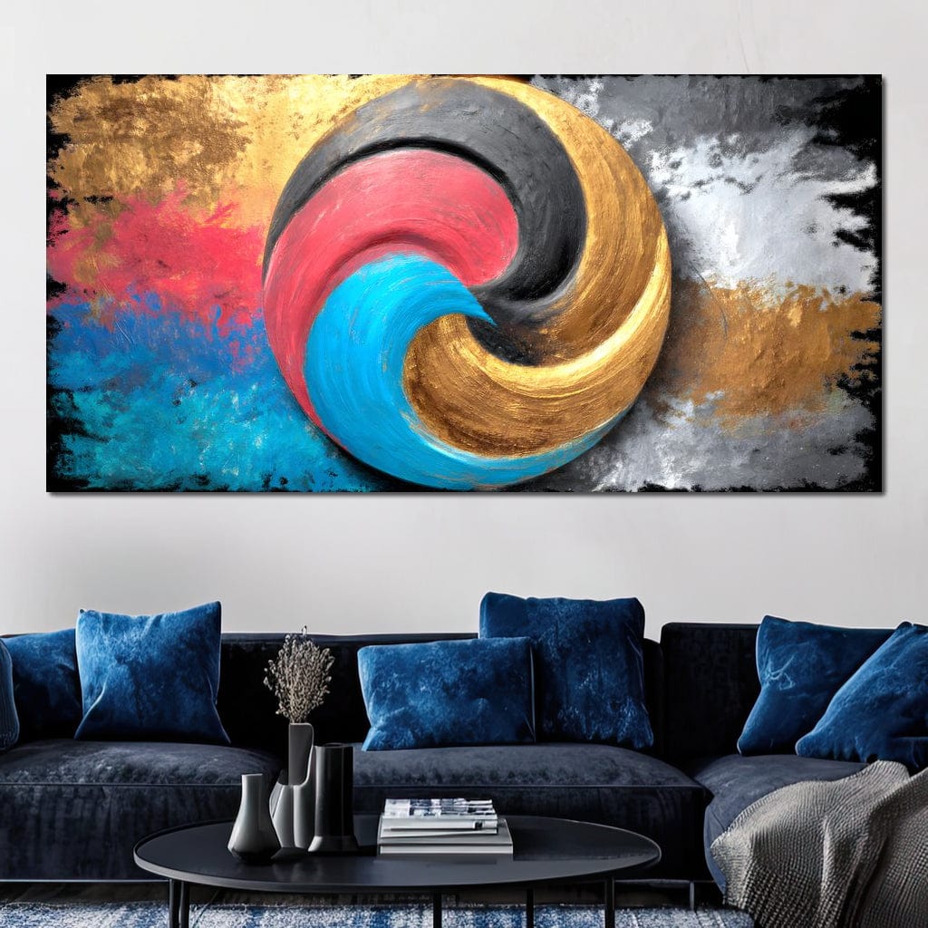 Golden Tricolor Swirl Energy Burst - Image 12