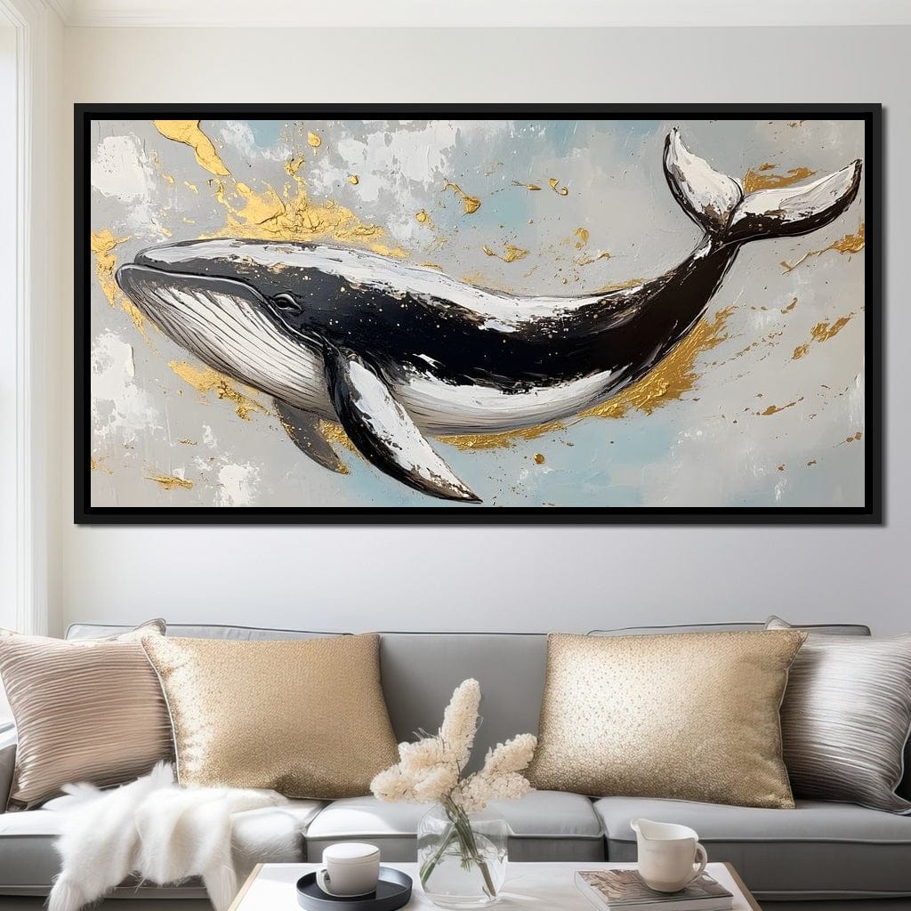 Golden Waves Ocean Whale - Image 3