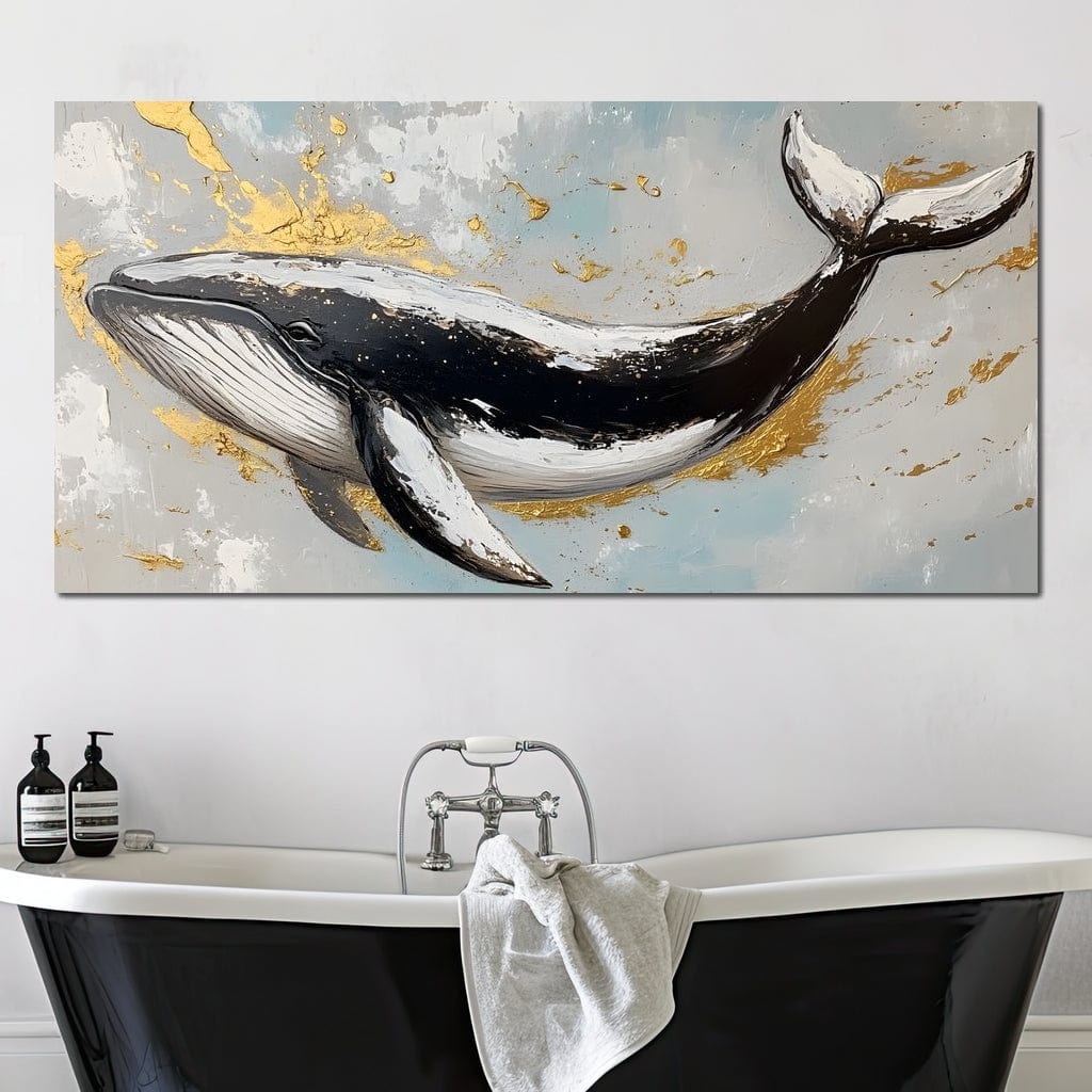 Golden Waves Ocean Whale - Image 8