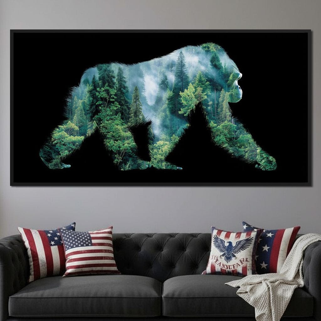 Gorilla Forest Double Exposure - Image 4