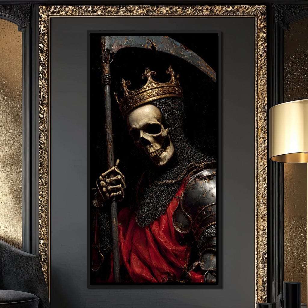 Gothic Reaper King Knight Skull - Image 2