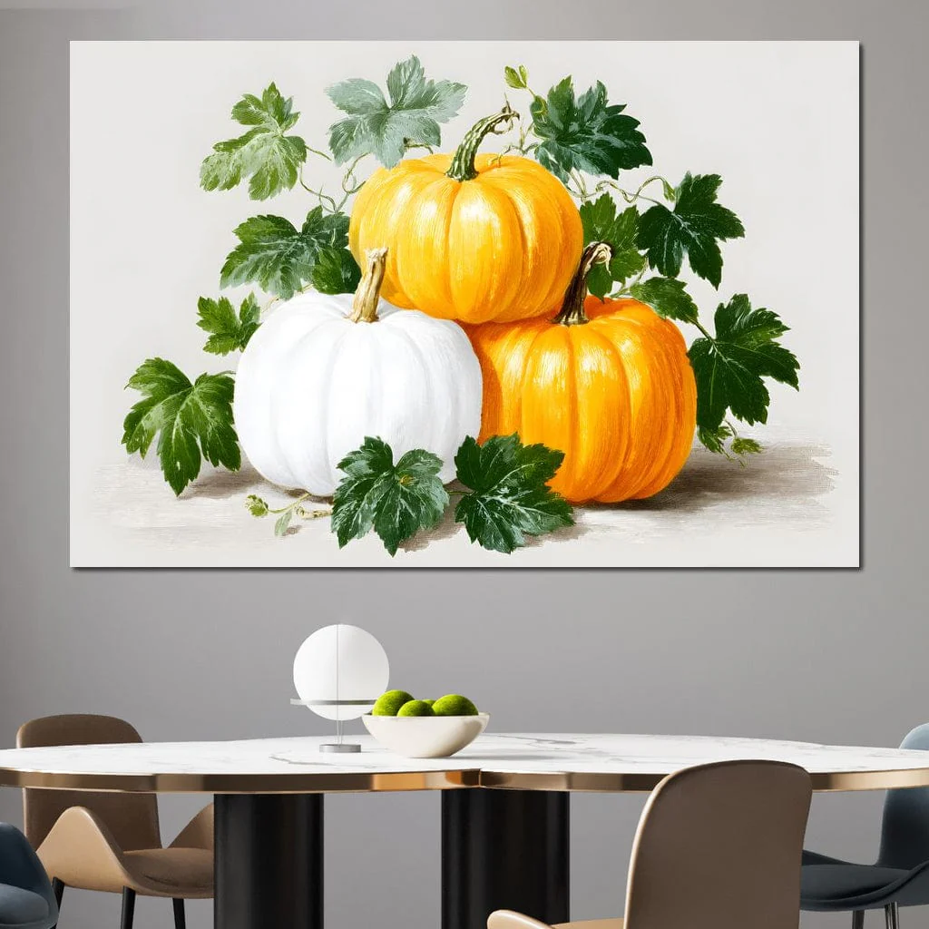 Harvest Pumpkin Trio Botanical - Image 6