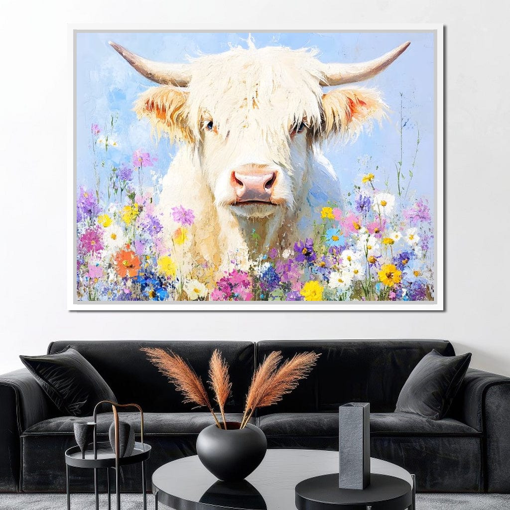 Highland Cattle Wildflowers - Image 5
