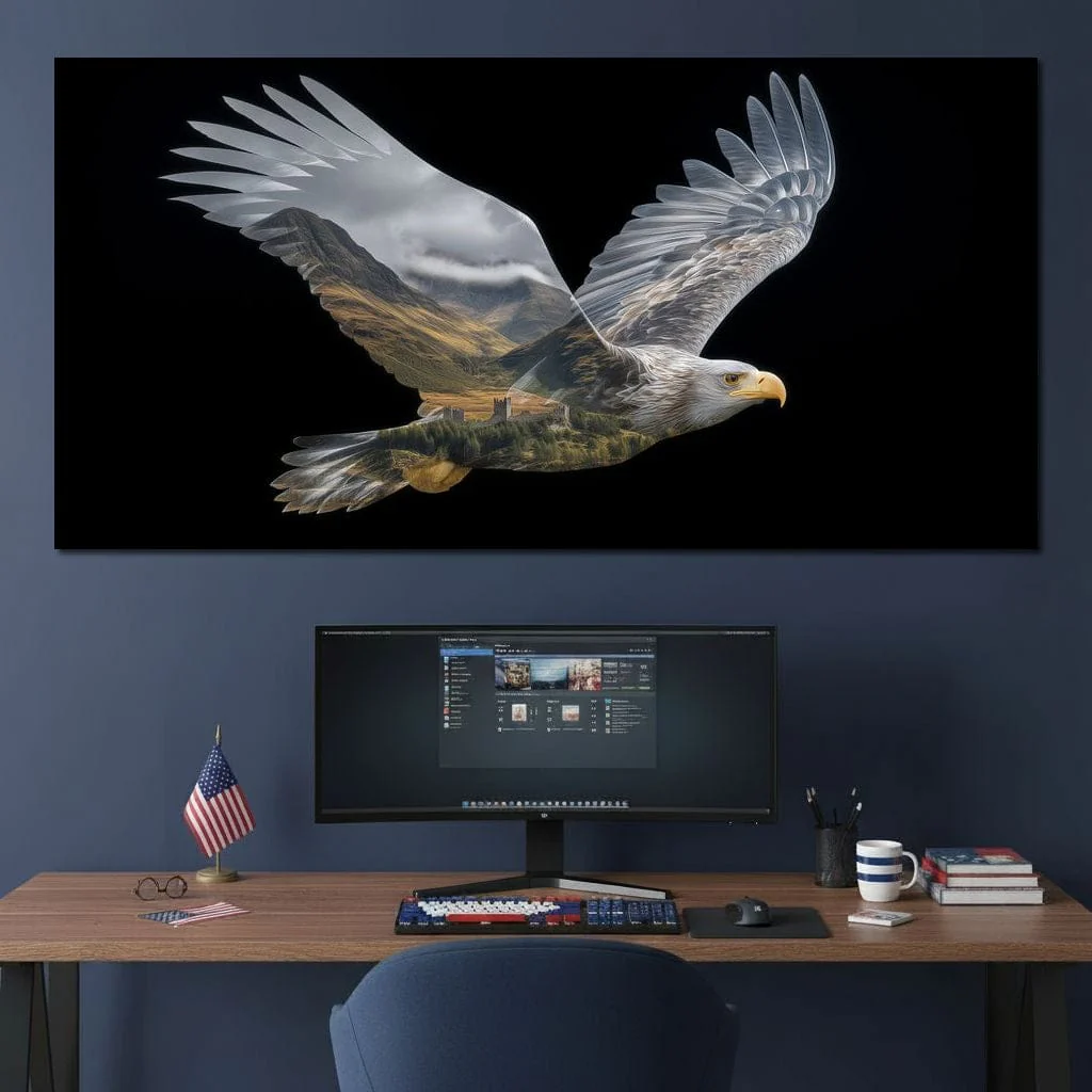 Highland Eagle Double Exposure - Image 7