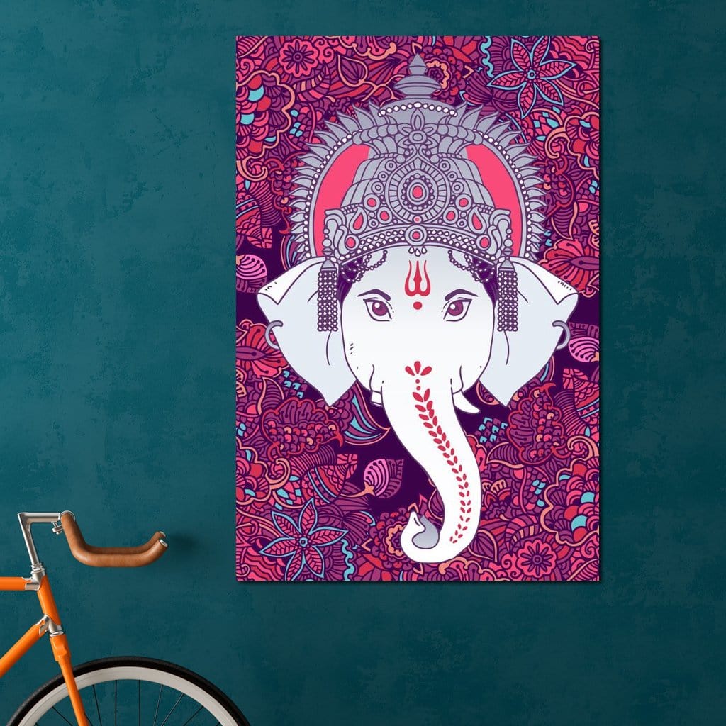 Hindu Lord Ganesha in Pink - Image 7