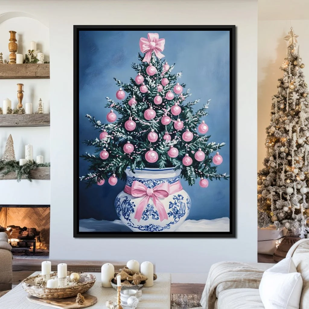 Holiday Fir With Pink Baubles - Image 10