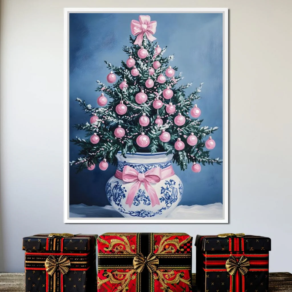 Holiday Fir With Pink Baubles - Image 12