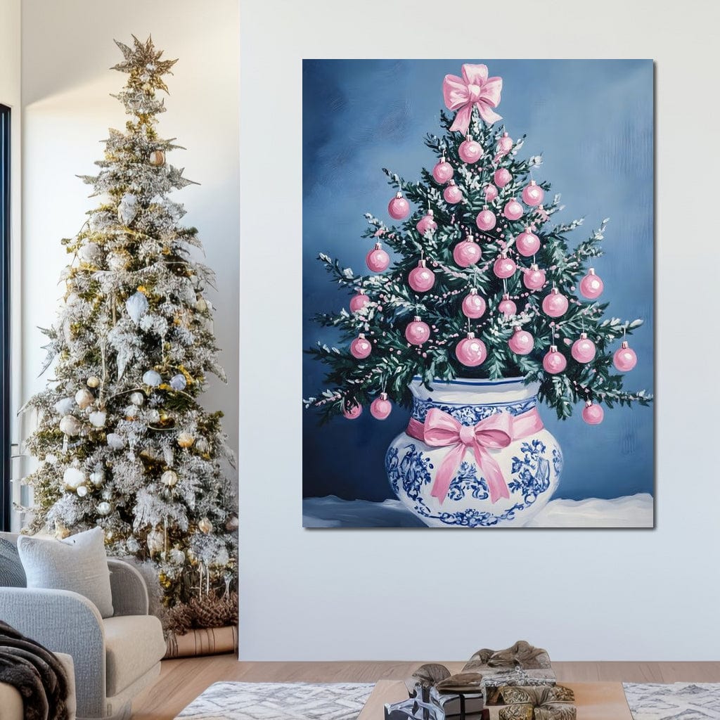 Holiday Fir With Pink Baubles - Image 5