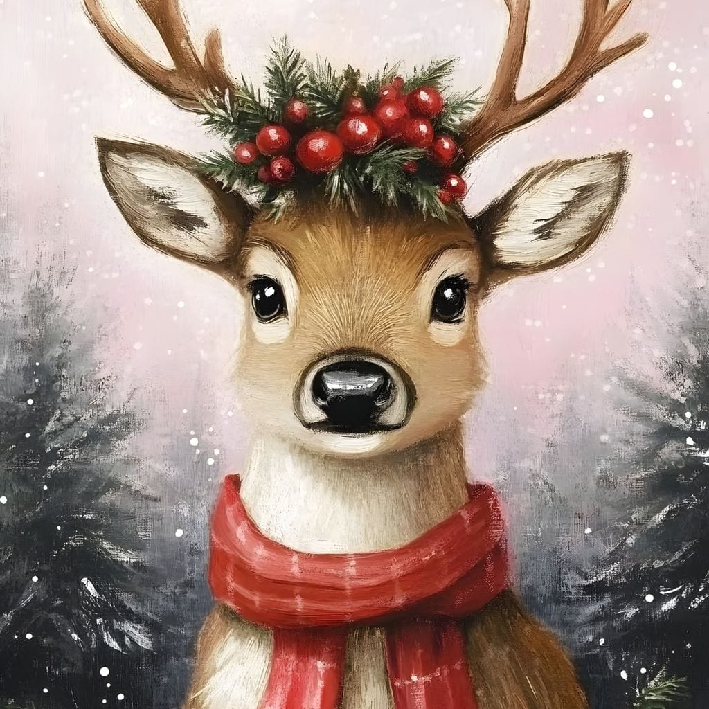 Holiday Reindeer Berries Cheer - Image 14
