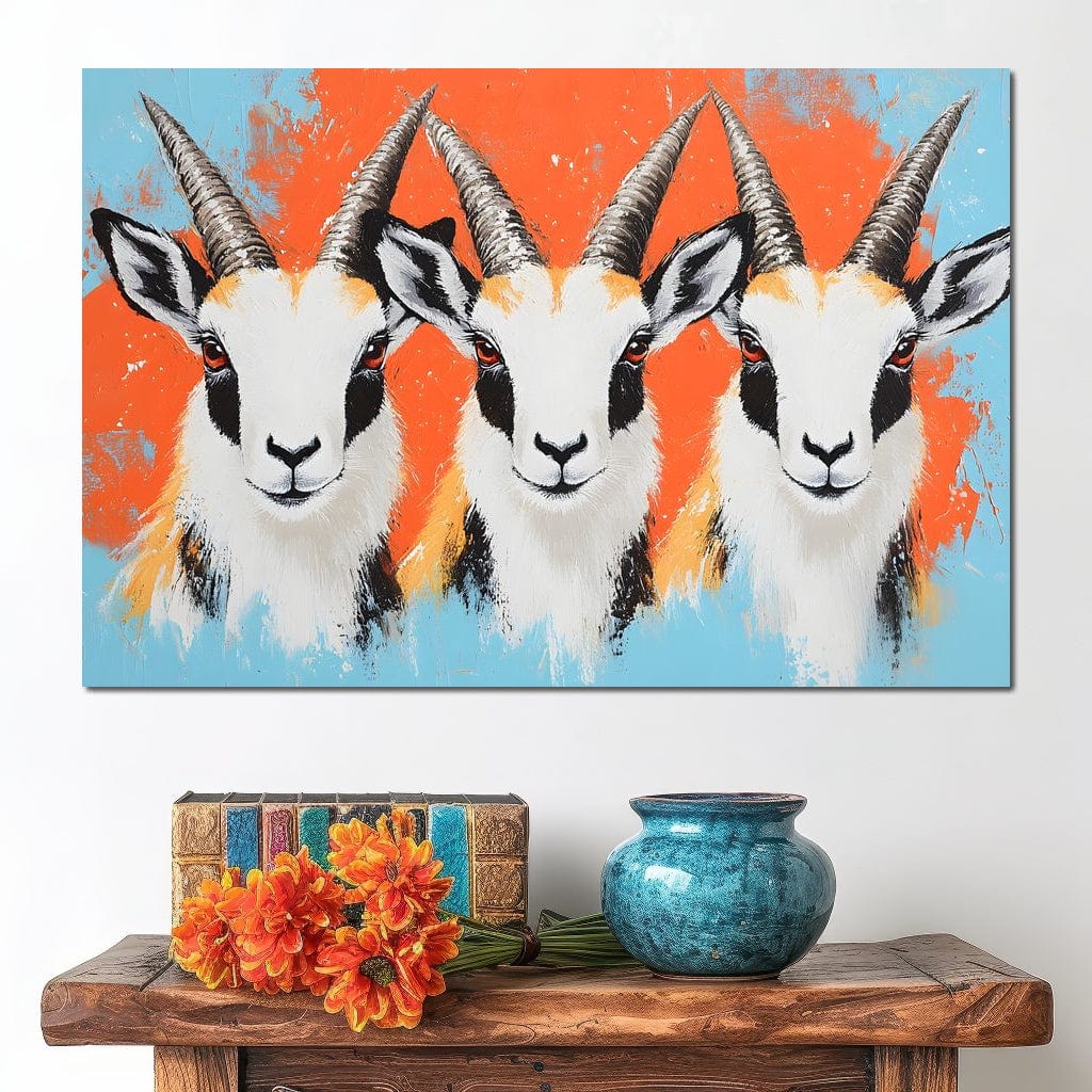 Horned Gazelle Trio - Image 6