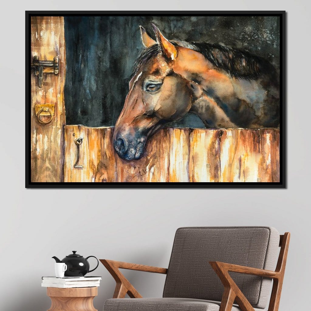 Horse in the Stable - Image 10