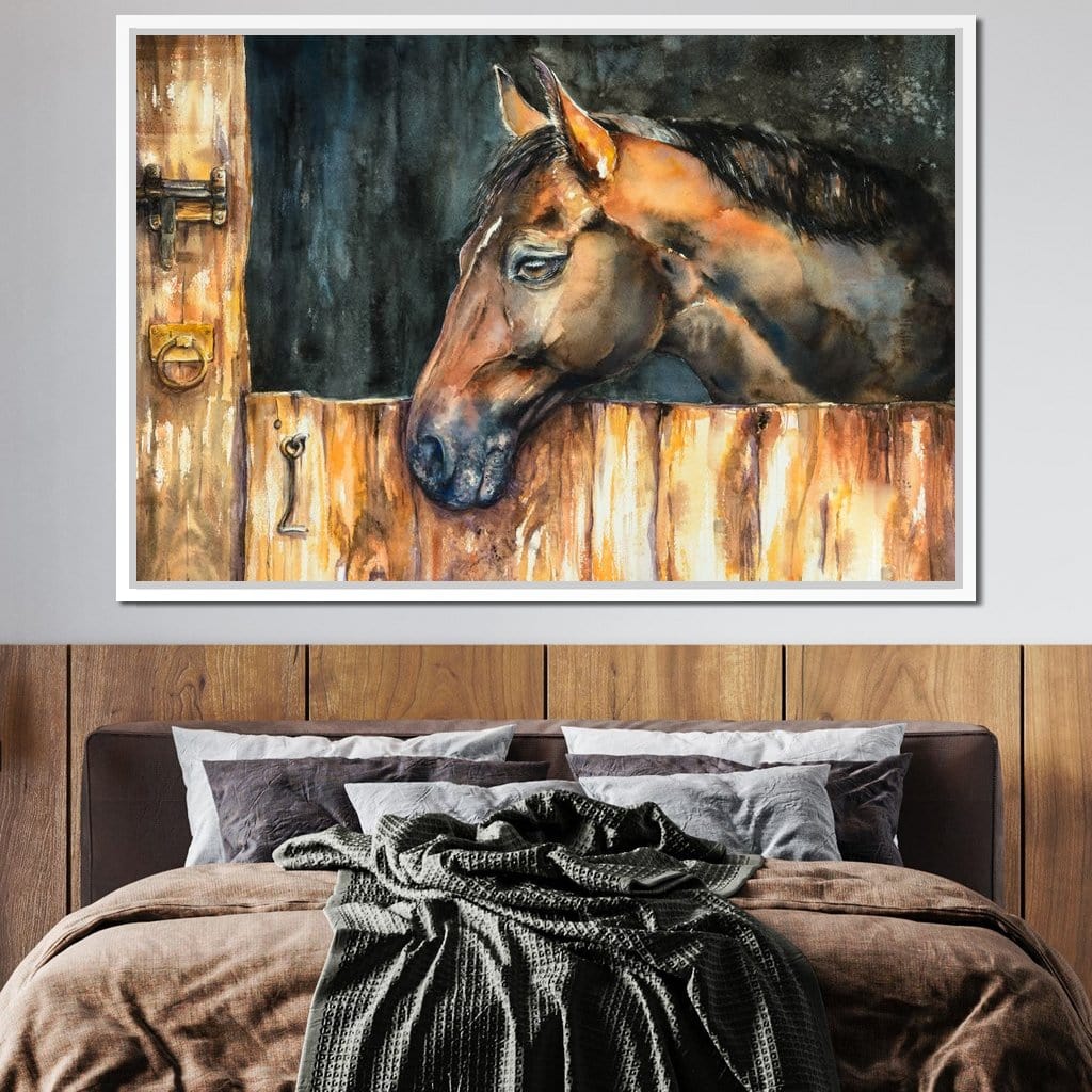 Horse in the Stable - Image 17