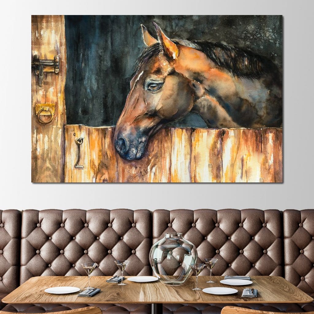 Horse in the Stable - Image 3