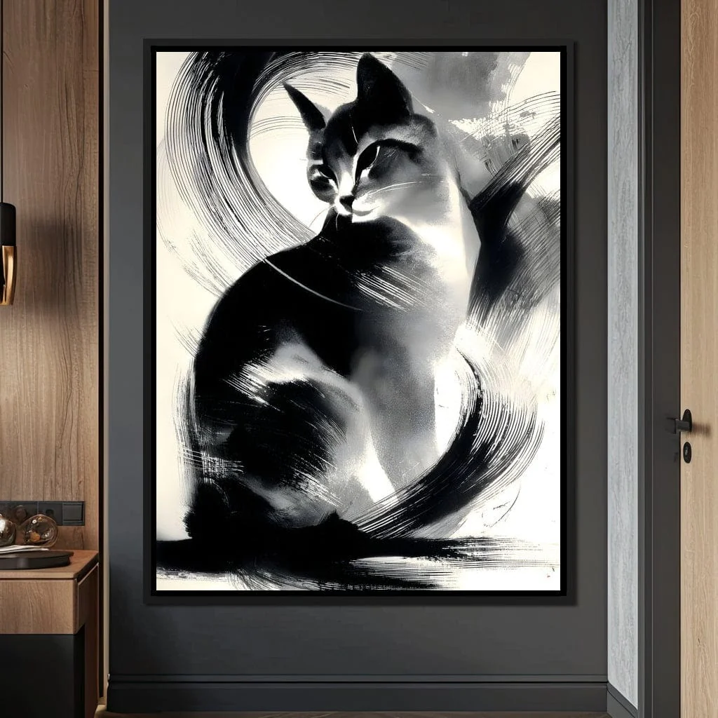 Inkbrush Noir Feline Reverie - Image 8
