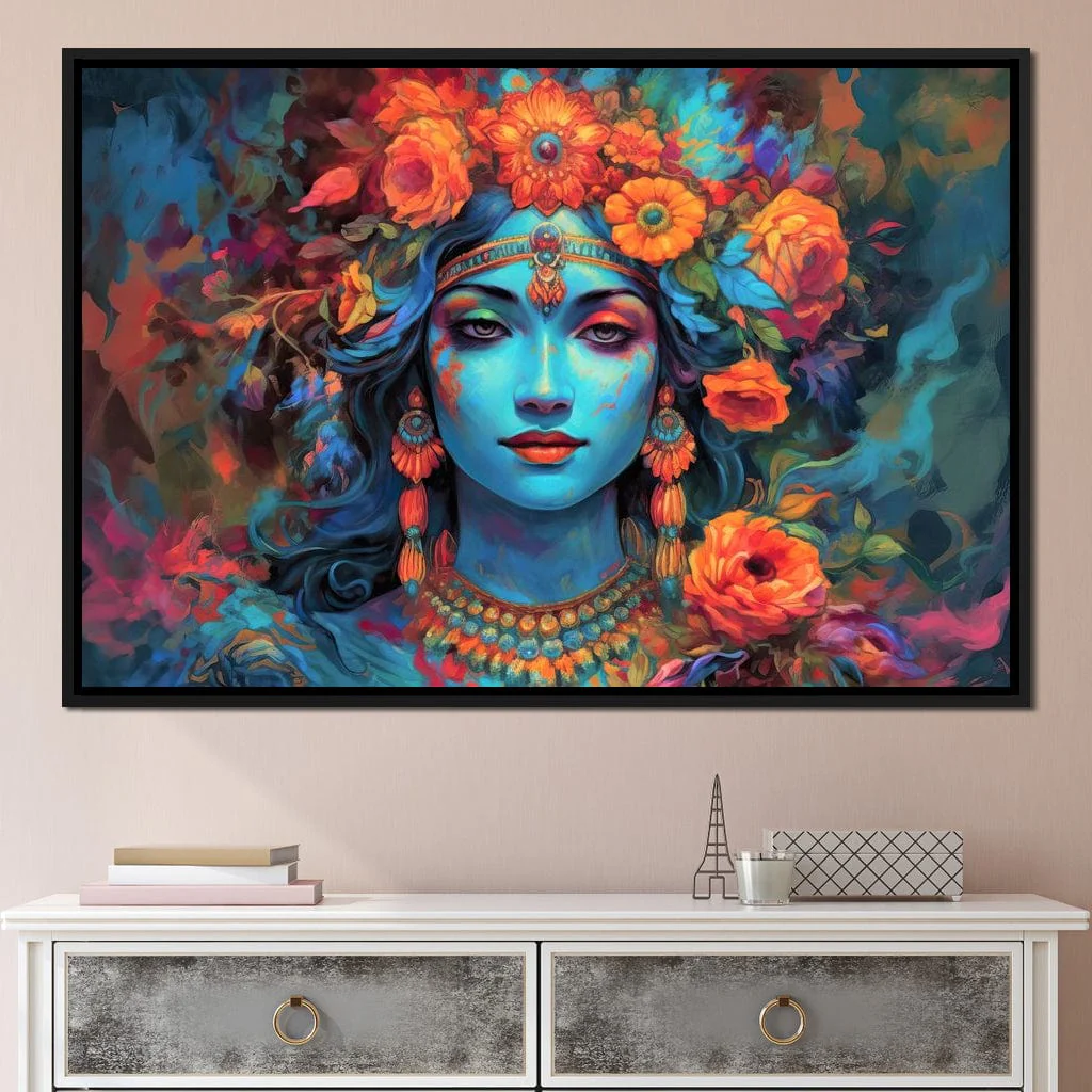 Lakshmi Floral Mural - Image 2