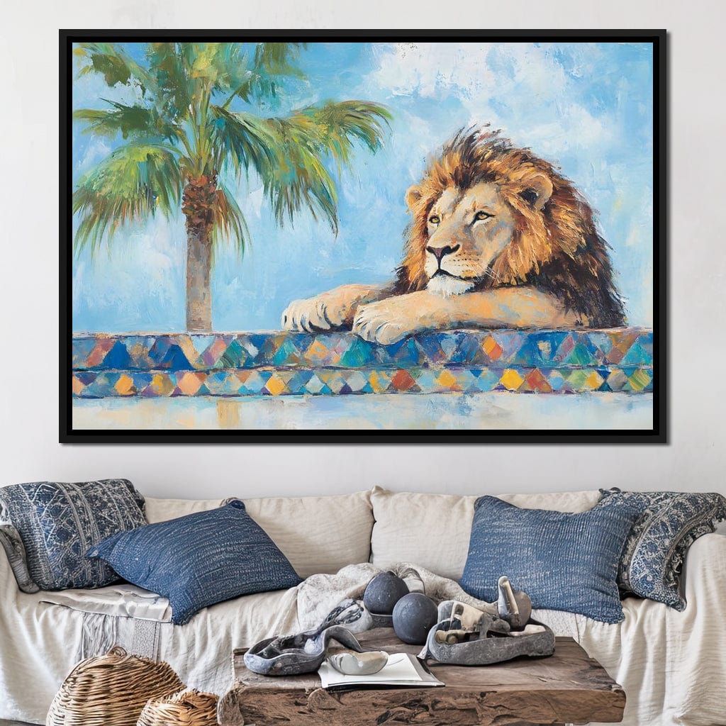 Lion Oasis Tranquility