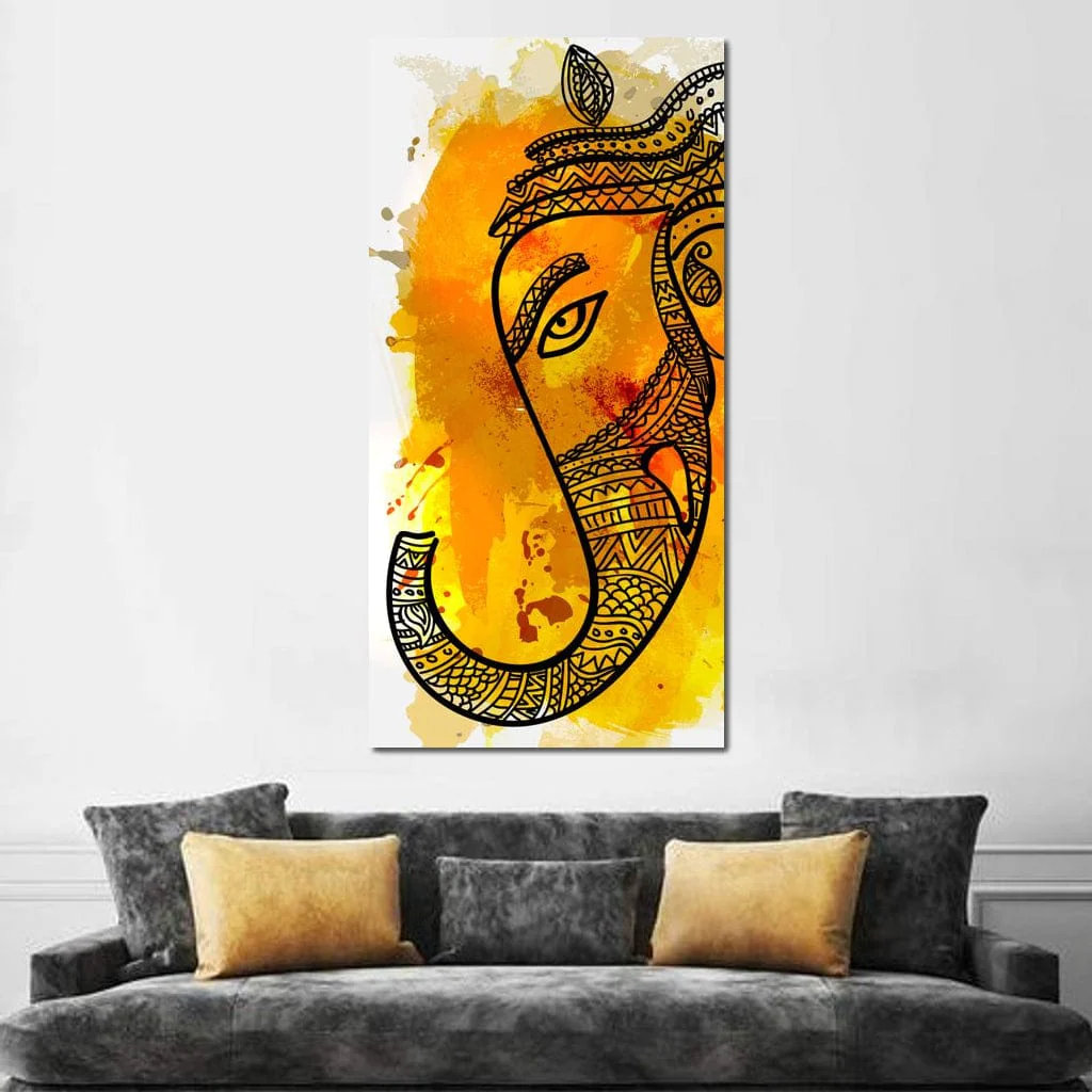 Lord Ganesha in Yellow - Image 5
