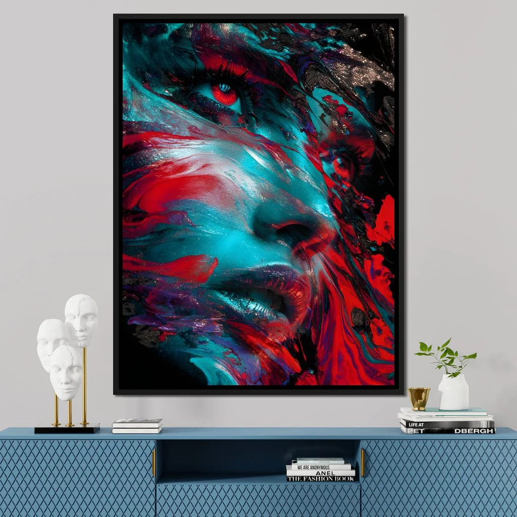 Luminous Inferno Portrait Vision - Image 9