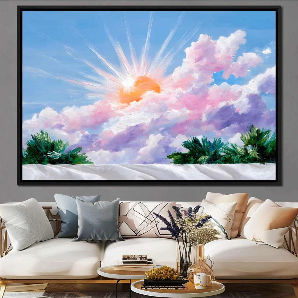 Magnificent Sun Over Clouds - Image 4
