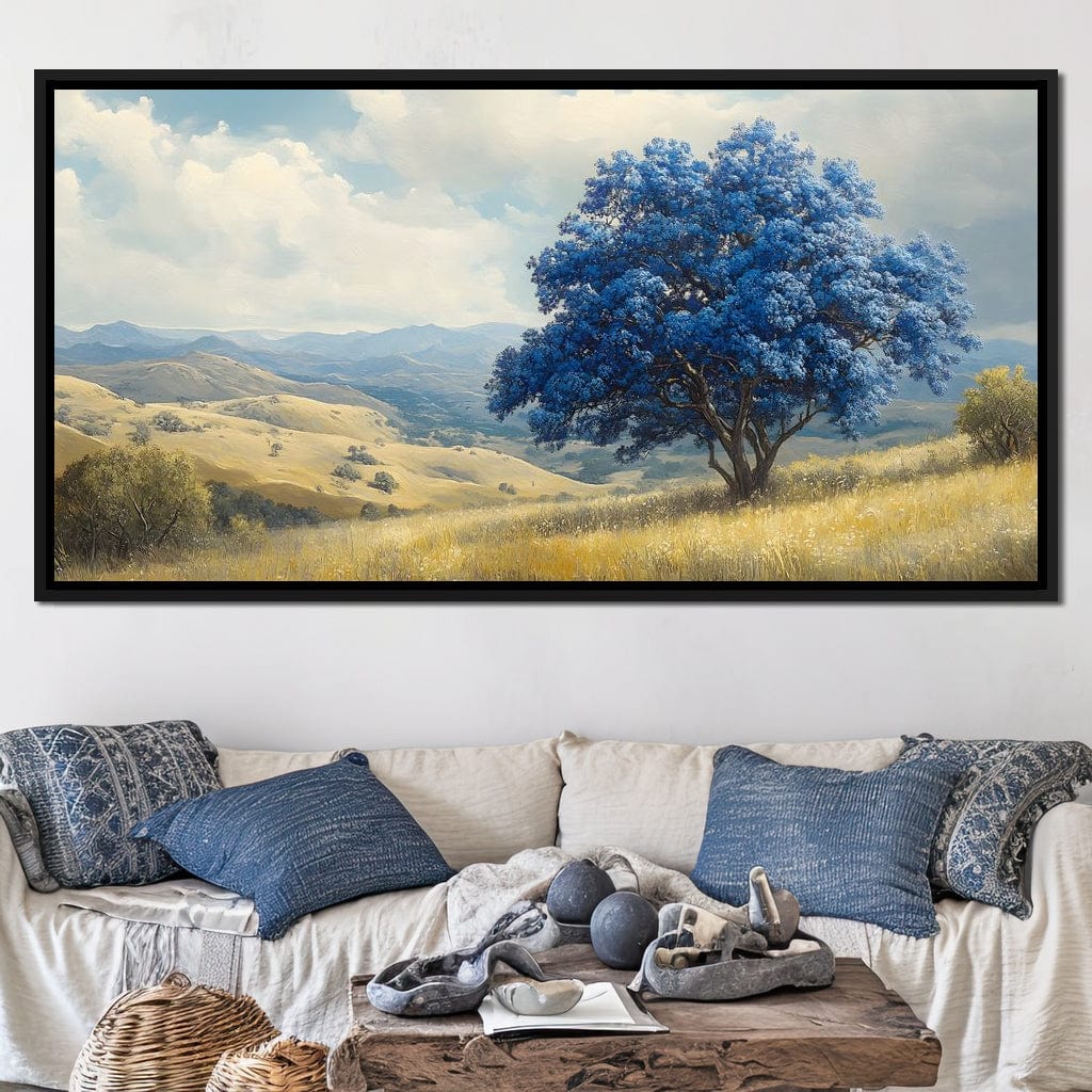 Majestic Cerulean Tree Vista