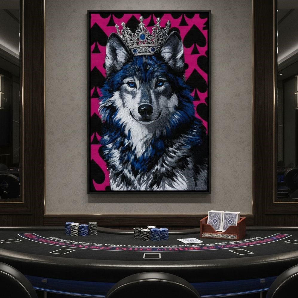 Majestic Crowned Wolf Royalty - Image 2
