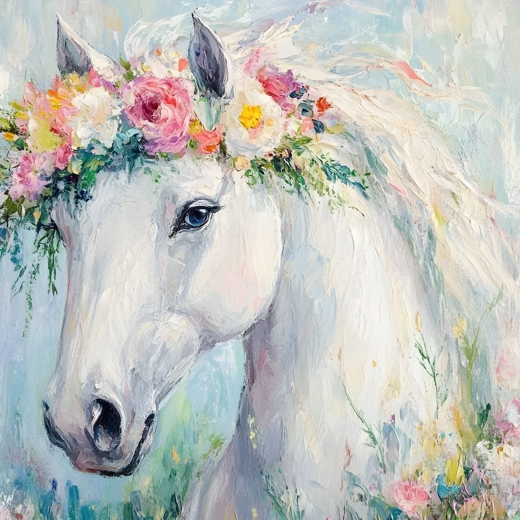 Majestic Equine Blossoms - Image 13