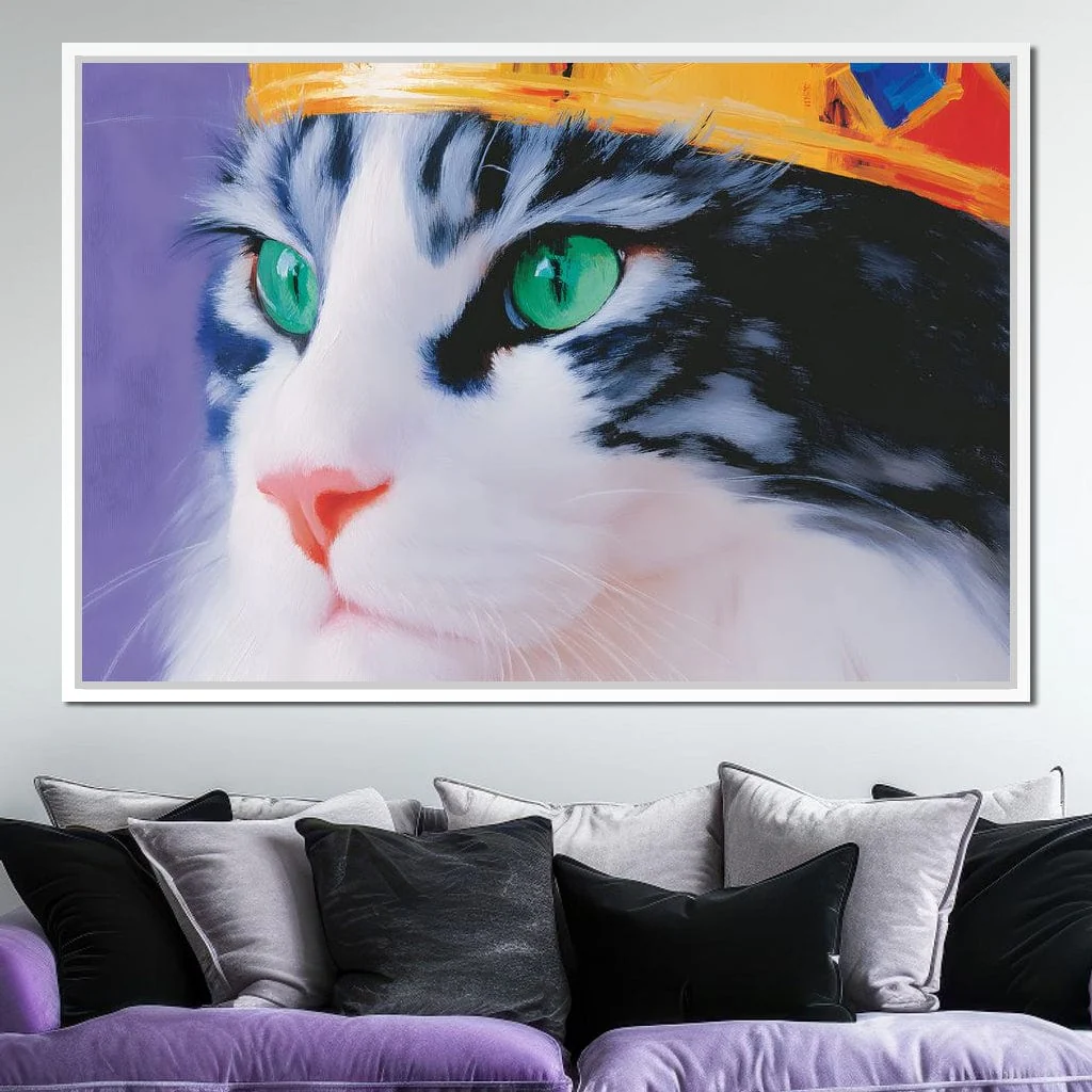 Majestic Feline Emerald Eyes - Image 9