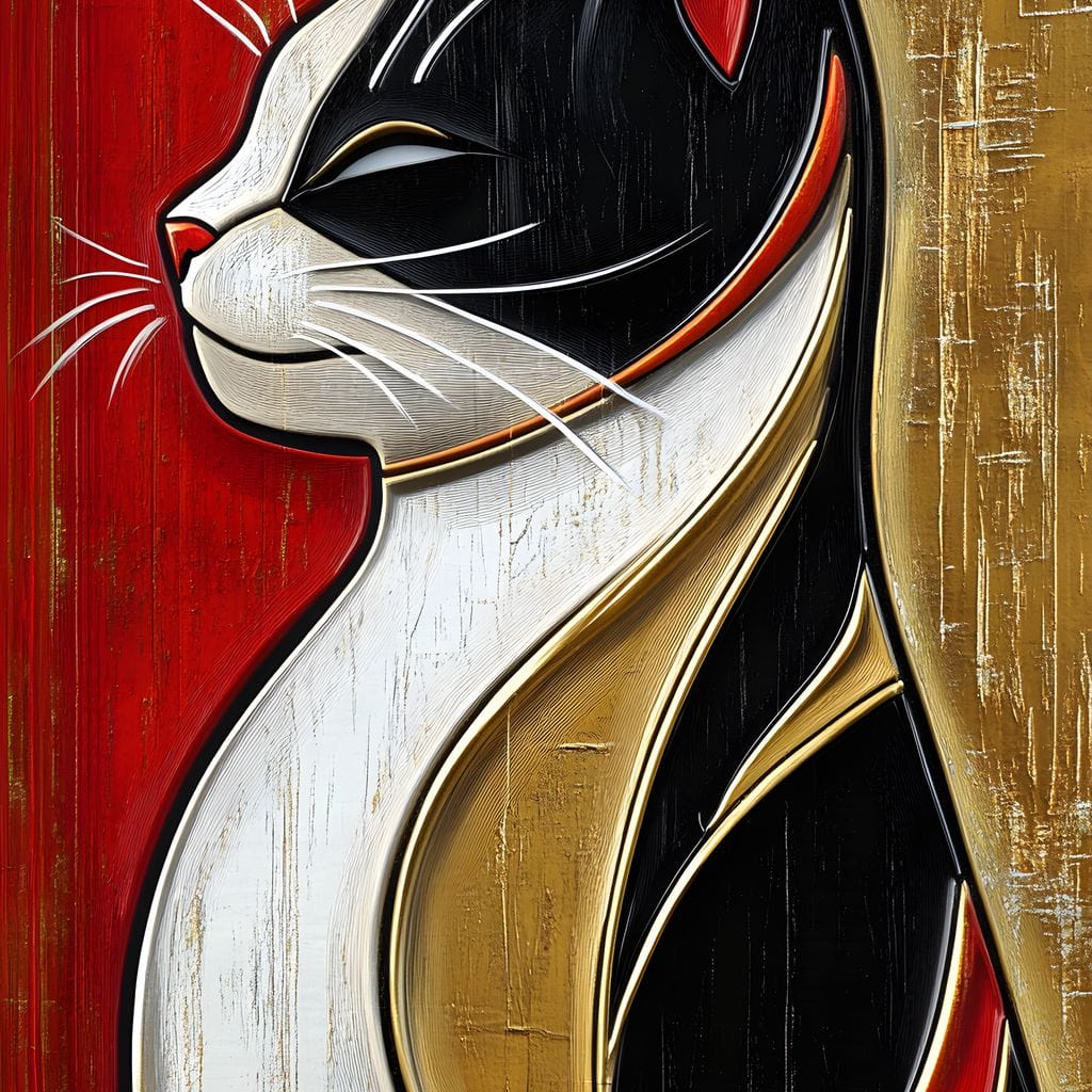 Majestic Feline Silhouette - Image 13