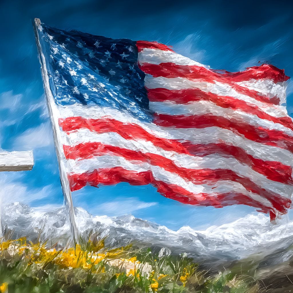 Majestic Peaks and Patriotism - Image 14