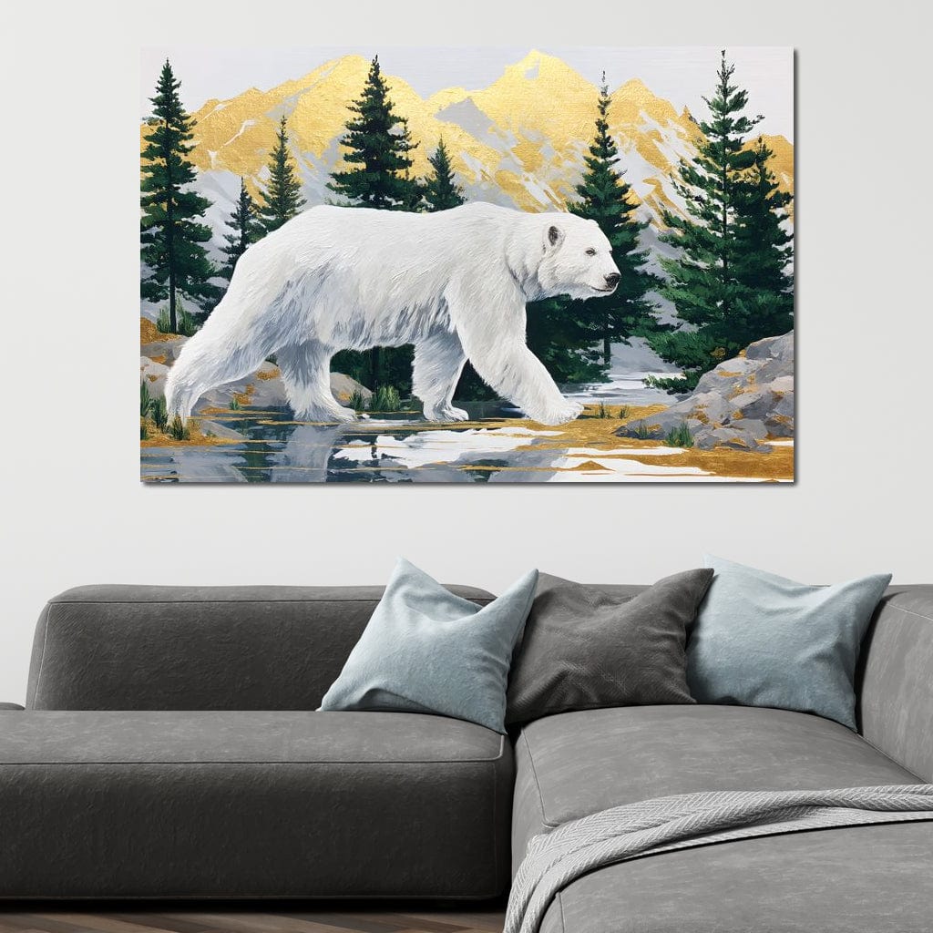 Majestic Polar Bear Wilderness Stroll - Image 10
