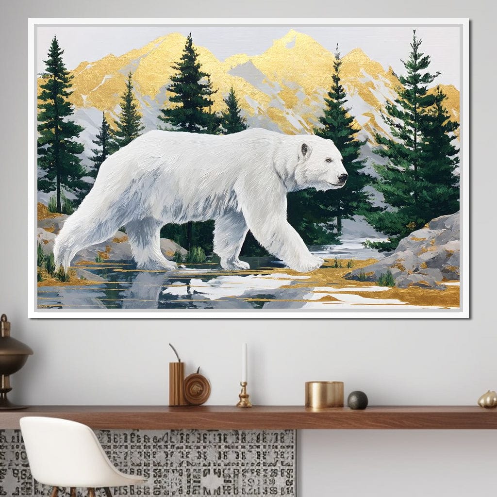 Majestic Polar Bear Wilderness Stroll - Image 8