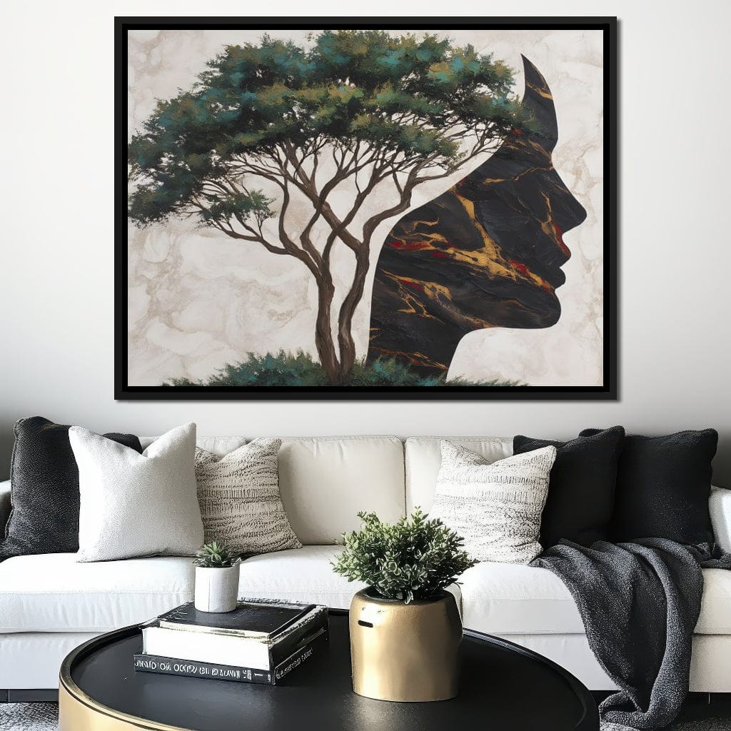Majestic Silhouette Beneath Branches - Image 3